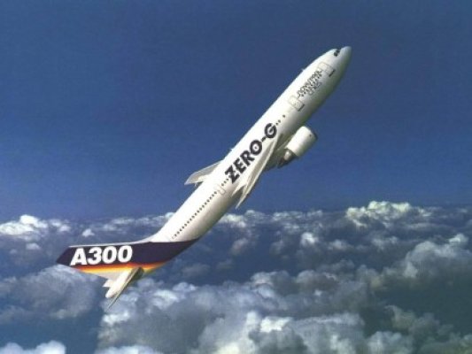 Primul zbor parabolic din Europa a costat 6.000 de euro